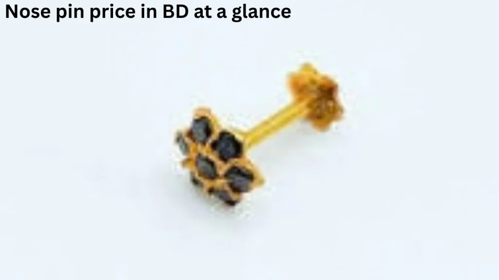 Nose pin price in BD at a glance