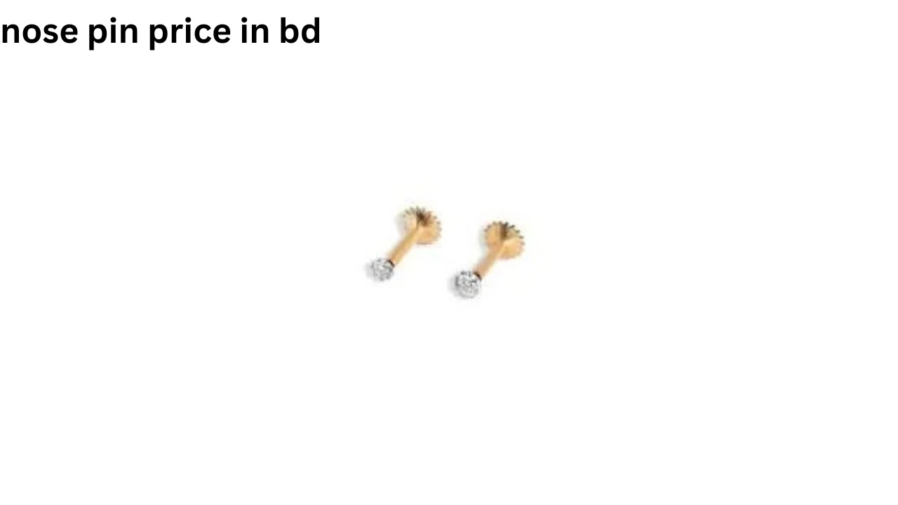 nose pin price in bd