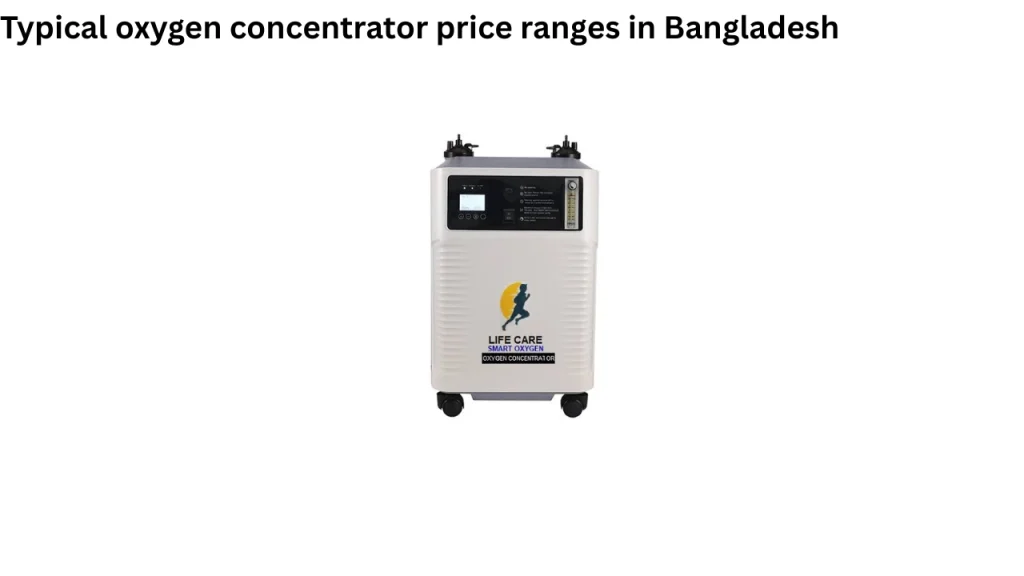 Typical oxygen concentrator price ranges in Bangladesh